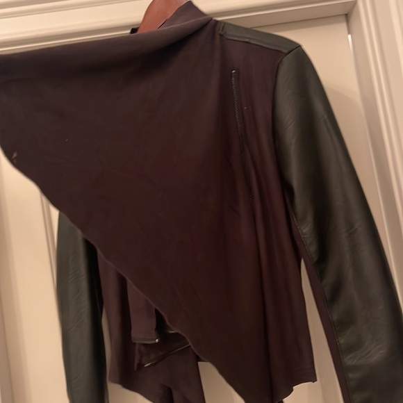 Blank NYC Faux Suede Drape Jacket - Picture 3 of 8